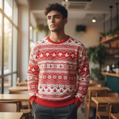 Rotes Unisex-Sweatshirt