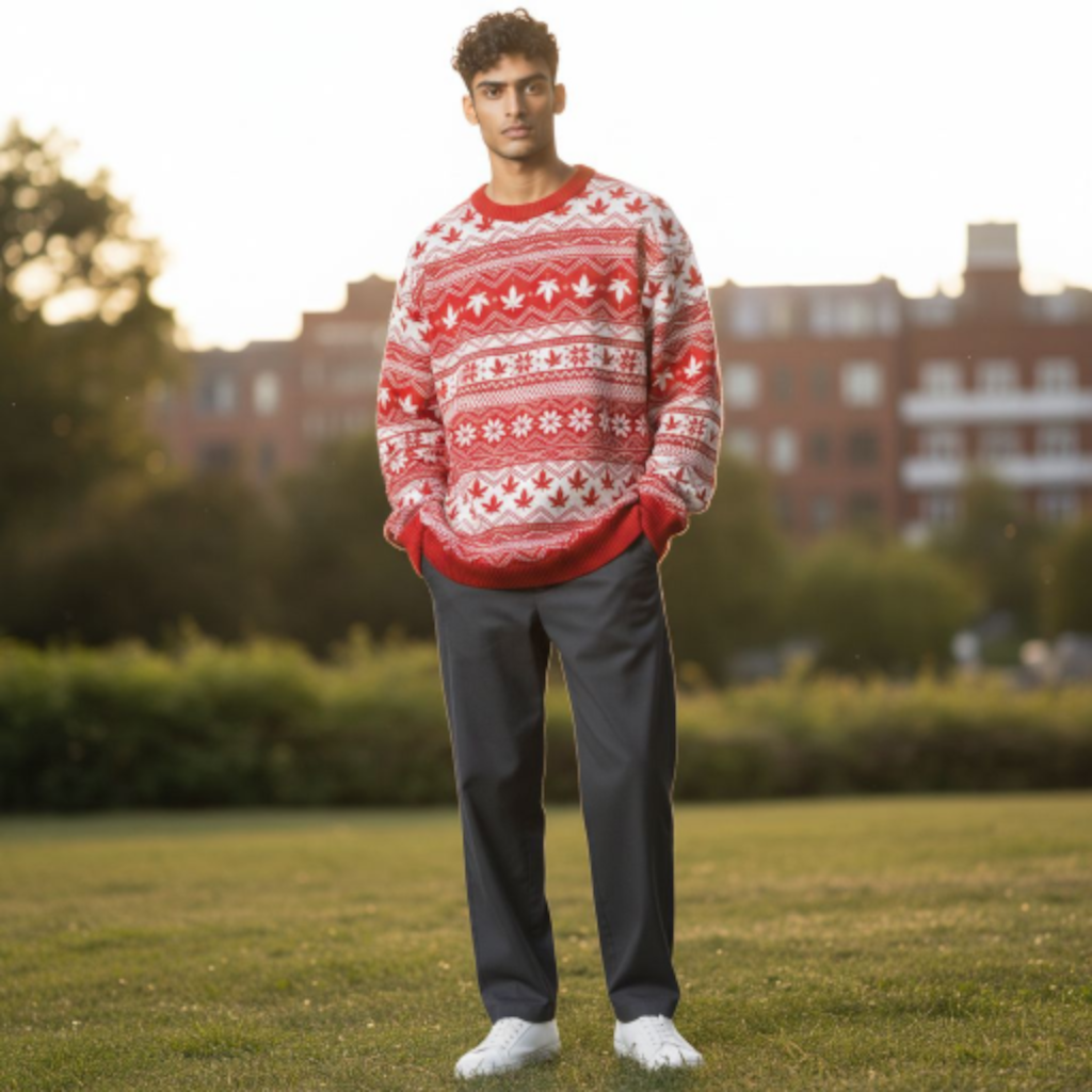 Rotes Unisex-Sweatshirt