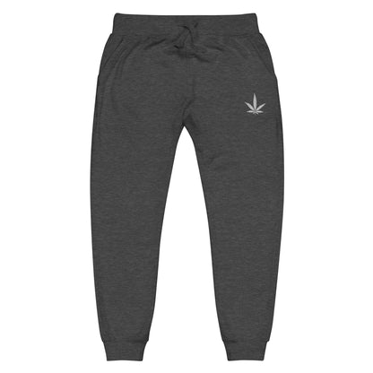 The Look Weed Leaf Unisex Fleece Sweatpants