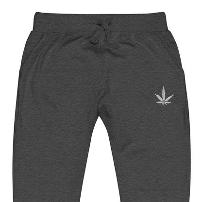 The Look Weed Leaf Unisex Fleece Sweatpants