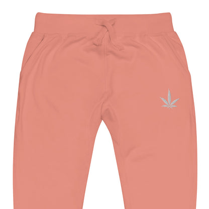 The Look Weed Leaf Unisex Fleece Sweatpants