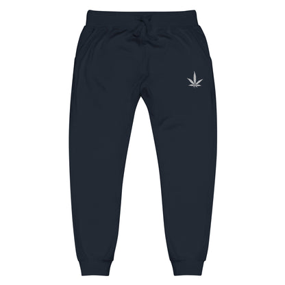 The Look Weed Leaf Unisex Fleece Sweatpants