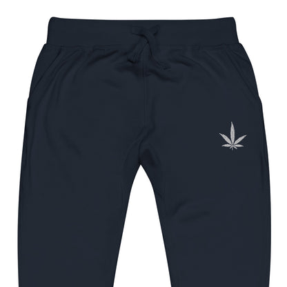 The Look Weed Leaf Unisex Fleece Sweatpants
