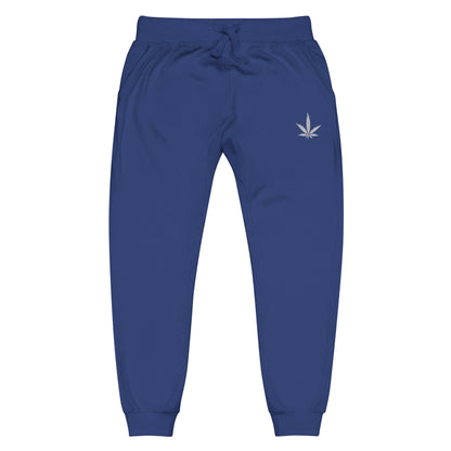 The Look Weed Leaf Unisex Fleece Sweatpants