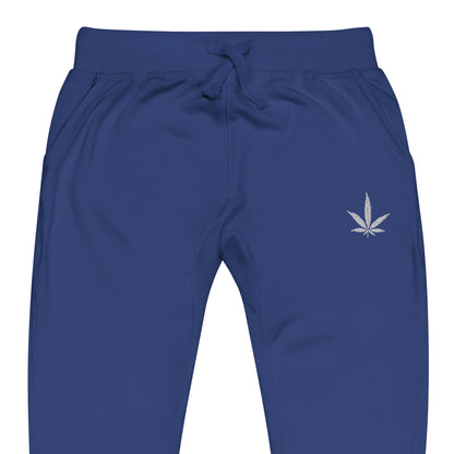 The Look Weed Leaf Unisex Fleece Sweatpants