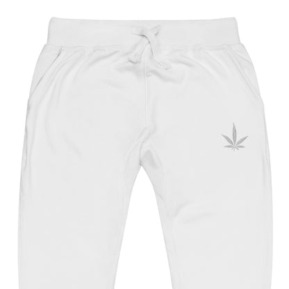 The Look Weed Leaf Unisex Fleece Sweatpants