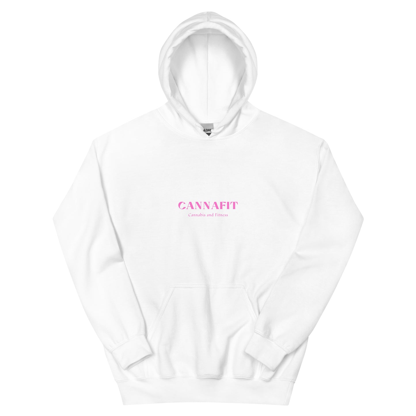 Pink  Cannafit Cannabis And Fitness Unisex Hoodie