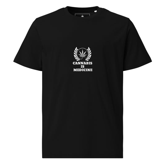 Cannabis Is Medicine Unisex Organic T-shirt