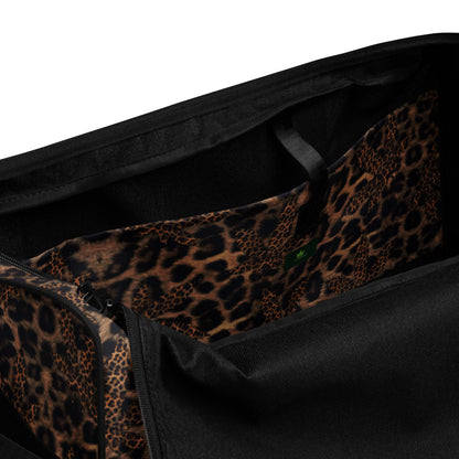 Reisetasche mit Cannabis-Animal-Print