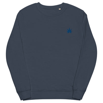 Blue Leaf Unisex Organic Sweatshirt