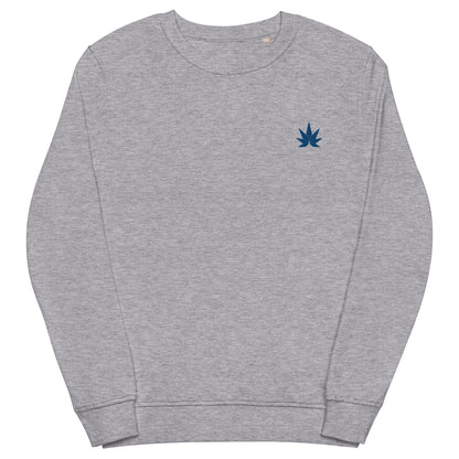 Blue Leaf Unisex Organic Sweatshirt