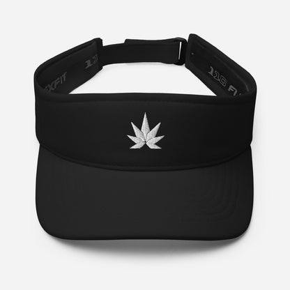 White Leaf Visor - Cannafitshop