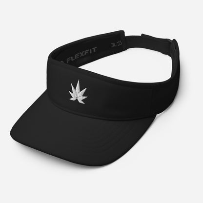 White Leaf Visor - Cannafitshop