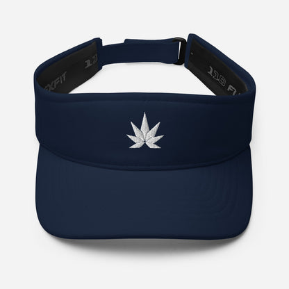 White Leaf Visor - Cannafitshop