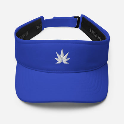 White Leaf Visor - Cannafitshop