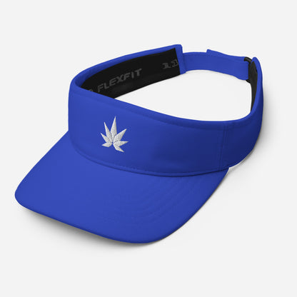 White Leaf Visor - Cannafitshop